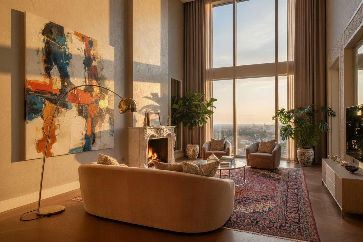 Luxury Living Room No Text